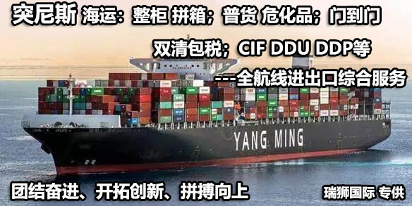 突尼斯物流貨運(yùn)專線 突尼斯空運(yùn) 突尼斯海運(yùn) 突尼斯海空陸多式聯(lián)運(yùn)