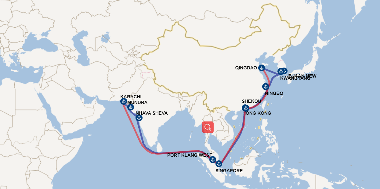 KMTC高麗海運(yùn)船公司船期查詢貨物追蹤 KMTC高麗海運(yùn)船公司船期查詢貨物追蹤